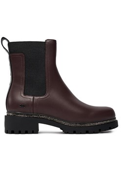 Botki DKNY RICK Bordowy ze sklepu eobuwie.pl w kategorii Botki - zdjęcie 181273318