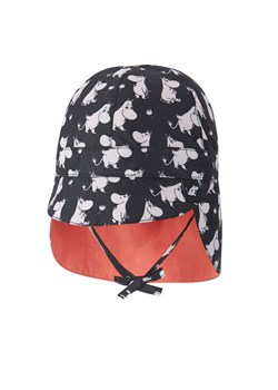 Czapka z daszkiem Reima Moomin Solskydd 5300269A Czarny ze sklepu eobuwie.pl w kategorii Czapki dziecięce - zdjęcie 181273367