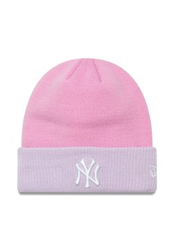 Czapka New Era Youth Colour Block 60565305 Różowy ze sklepu eobuwie.pl w kategorii Czapki dziecięce - zdjęcie 181273797