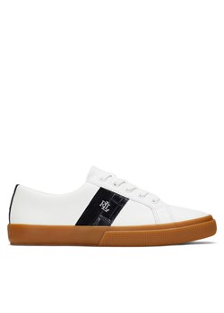 Sneakersy LAUREN RALPH LAUREN 802951390001 Biały ze sklepu eobuwie.pl w kategorii Trampki damskie - zdjęcie 181273799