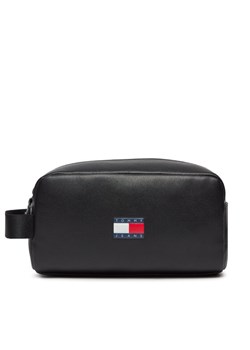 Kosmetyczka Tommy Jeans Heritage AM0AM12084 Czarny ze sklepu eobuwie.pl w kategorii Kosmetyczki - zdjęcie 181273816