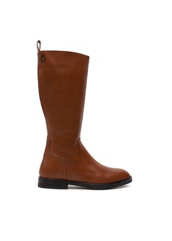 Kozaki Tommy Hilfiger T4A6-33591-0092520 Brązowy ze sklepu eobuwie.pl w kategorii Kozaki damskie - zdjęcie 181273829