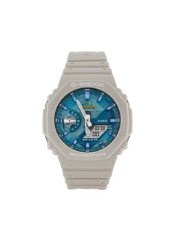Zegarek G-Shock GA-2100AS-5AER Écru ze sklepu eobuwie.pl w kategorii Zegarki - zdjęcie 181273998