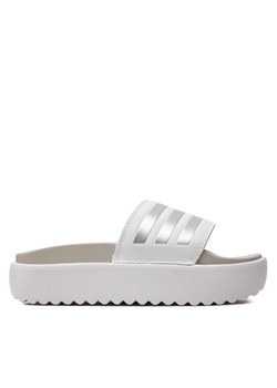 Klapki adidas adilette Platform Slides IE9703 Biały ze sklepu eobuwie.pl w kategorii Klapki damskie - zdjęcie 181274009