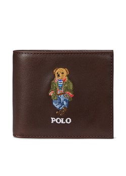 Portfel męski Polo Ralph Lauren 405964516001 Brązowy ze sklepu eobuwie.pl w kategorii Portfele męskie - zdjęcie 181274125