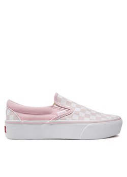 Tenisówki Vans Ua Classic Slip-On Platform VN00018EV1C1 Różowy ze sklepu eobuwie.pl w kategorii Trampki damskie - zdjęcie 181274127
