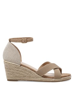 Espadryle Clara Barson WSS20802-03 Beżowy ze sklepu eobuwie.pl w kategorii Sandały damskie - zdjęcie 181274158