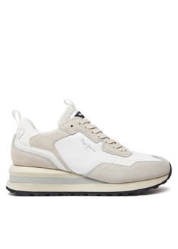 Sneakersy Pepe Jeans PLS60012 Biały ze sklepu eobuwie.pl w kategorii Buty sportowe damskie - zdjęcie 181274205