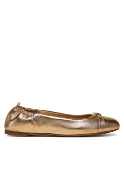 Baleriny MICHAEL Michael Kors Mandy Flex Ballet 40S5MAFP1M Złoty ze sklepu eobuwie.pl w kategorii Balerinki - zdjęcie 181274249