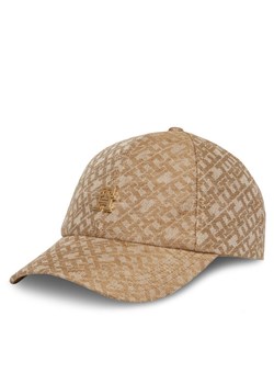 Czapka z daszkiem Tommy Hilfiger Monogram AW0AW17139 Beżowy ze sklepu eobuwie.pl w kategorii Czapki z daszkiem damskie - zdjęcie 181274825