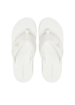 Japonki Calvin Klein Jeans Thong+ Cv YM0YM01235 Biały ze sklepu eobuwie.pl w kategorii Klapki męskie - zdjęcie 181274968