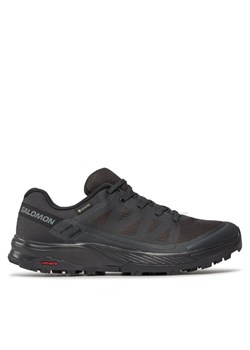 Trekkingi Salomon Outrise Gtx L47141800 Czarny ze sklepu eobuwie.pl w kategorii Buty trekkingowe męskie - zdjęcie 181274985