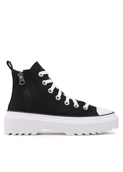 Trampki Converse Chuck Taylor All Star Lugged Lift Hi A03011C Czarny ze sklepu eobuwie.pl w kategorii Trampki damskie - zdjęcie 181275185