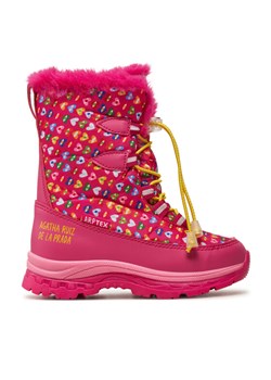 Śniegowce Agatha Ruiz de la Prada 241992-A D Różowy ze sklepu eobuwie.pl w kategorii Buty zimowe dziecięce - zdjęcie 181275228