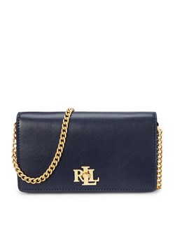Torebka LAUREN RALPH LAUREN Turn-Lock 432915377009 Granatowy ze sklepu eobuwie.pl w kategorii Kopertówki - zdjęcie 181275577