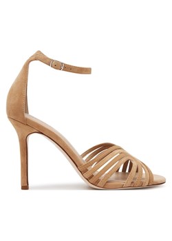 Sandały LAUREN RALPH LAUREN Allie 802966856001 Beżowy ze sklepu eobuwie.pl w kategorii Sandały damskie - zdjęcie 181276026