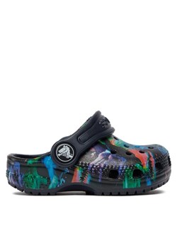 Klapki Crocs Classic Dino Clog T 208303 Granatowy ze sklepu eobuwie.pl w kategorii Klapki dziecięce - zdjęcie 181276055