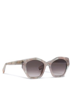 Okulary przeciwsłoneczne Furla WD00130 BX3773 3389S Écru ze sklepu eobuwie.pl w kategorii Okulary przeciwsłoneczne damskie - zdjęcie 181276189