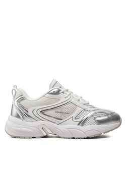 Sneakersy Calvin Klein Jeans Retro Tennis Low Lace Mh Ml Mtl YW0YW01463 Biały ze sklepu eobuwie.pl w kategorii Buty sportowe damskie - zdjęcie 181276195