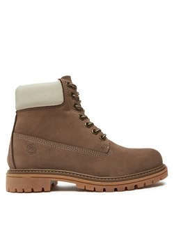 Trapery Lumberjack River 2 SWH6901-001-D01 Brązowy ze sklepu eobuwie.pl w kategorii Workery damskie - zdjęcie 181276419