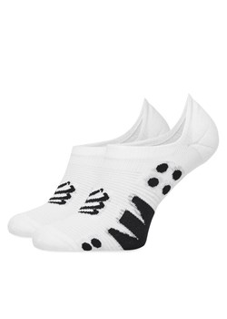 Skarpety stopki unisex Compressport No Show XU00045 Biały ze sklepu eobuwie.pl w kategorii Skarpetki damskie - zdjęcie 181276528