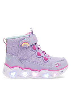 Trzewiki Skechers 303058N/LVMT Fioletowy ze sklepu eobuwie.pl w kategorii Buty zimowe dziecięce - zdjęcie 181276627