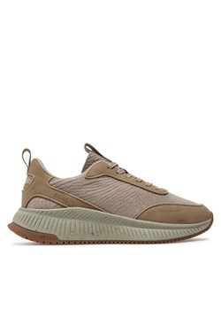Sneakersy Boss Ttnm Evo Runn Acbc 50517897 Beżowy ze sklepu eobuwie.pl w kategorii Buty sportowe męskie - zdjęcie 181276828