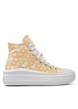 Trampki Converse Chuck Taylor All Star Mowe Hi A01194C Żółty ze sklepu eobuwie.pl w kategorii Trampki damskie - zdjęcie 181276957