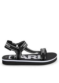 Sandały Karl Lagerfeld Kids Z30001 S Czarny ze sklepu eobuwie.pl w kategorii Sandały dziecięce - zdjęcie 181277258