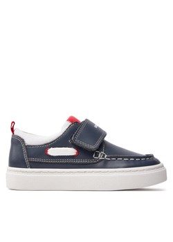Sneakersy Geox B Nashik Boy B455ND 08510 C4211 S Granatowy ze sklepu eobuwie.pl w kategorii Mokasyny dziecięce - zdjęcie 181277519