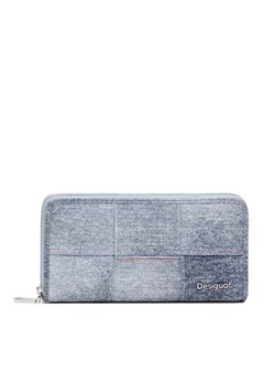 Duży Portfel Damski Desigual 25SAYP49 Szary - id: 0000304942549 - marki Desigual - 181277588 Duży Portfel Damski Desigual 25SAYP49 Szary ze sklepu eobuwie.pl w kategorii Portfele damskie - zdjęcie 181277588