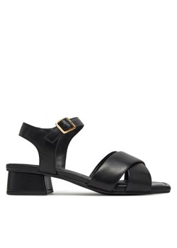 Sandały Clarks Serina35 Cross 26181343 Czarny ze sklepu eobuwie.pl w kategorii Sandały damskie - zdjęcie 181277937