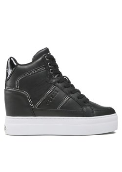 Sneakersy Guess Giala FL5ALA ELE12 Czarny ze sklepu eobuwie.pl w kategorii Trampki damskie - zdjęcie 181278008