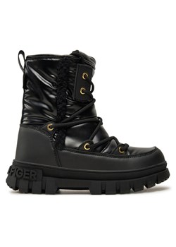 Śniegowce Tommy Hilfiger Fur Boot T3A5-33610-1695 S Czarny ze sklepu eobuwie.pl w kategorii Buty zimowe dziecięce - zdjęcie 181278107