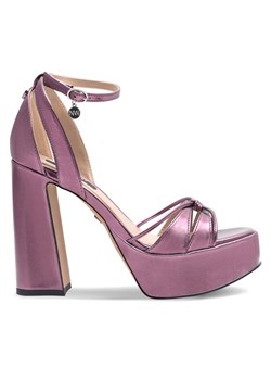 Sandały Nine West Aahida ZL23002CC Fioletowy ze sklepu eobuwie.pl w kategorii Sandały damskie - zdjęcie 181278218