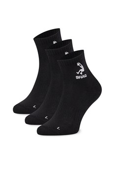 Skarpety Shaq AS_SHQ_H_001Z_SS25 (3-PACK) Czarny ze sklepu eobuwie.pl w kategorii Skarpetki damskie - zdjęcie 181278626