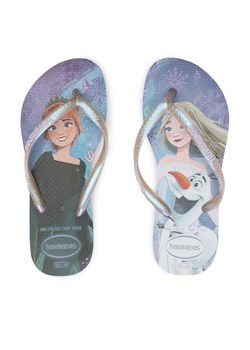 Japonki Havaianas FROZEN 41372662204 Kolorowy ze sklepu eobuwie.pl w kategorii Klapki dziecięce - zdjęcie 181278769