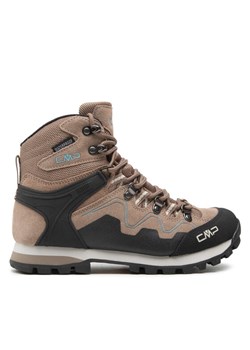 Trekkingi CMP Athunis Mid Wmn Trekking Shoe Wp 31Q4976 Beżowy ze sklepu eobuwie.pl w kategorii Buty trekkingowe damskie - zdjęcie 181279259