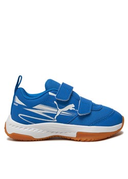 Buty halowe Puma Varion II V Jr 108106 03 Niebieski ze sklepu eobuwie.pl w kategorii Buty sportowe dziecięce - zdjęcie 181279356