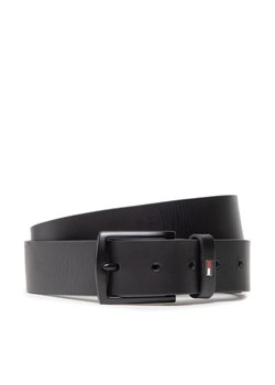 Pasek Męski Tommy Hilfiger Denton Matte 3.5 AM0AM08362 Czarny ze sklepu eobuwie.pl w kategorii Paski męskie - zdjęcie 181279405
