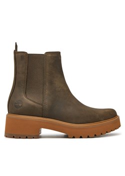 Botki Timberland Carnaby Cool Mid Chelsea Boot TB0A2CZQET41 Szary ze sklepu eobuwie.pl w kategorii Botki - zdjęcie 181279558