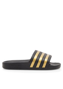 Klapki adidas ADILETTE AQUA EG1758 Czarny ze sklepu eobuwie.pl w kategorii Klapki damskie - zdjęcie 181279777
