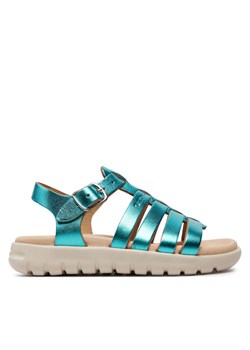 Sandały Geox J Sandal Soleima Gir J35GSB 000CF C3035 M Zielony ze sklepu eobuwie.pl w kategorii Sandały dziecięce - zdjęcie 181279966