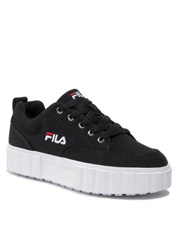Sneakersy Fila Sandblast C Wmn FFW0062.80010 Czarny ze sklepu eobuwie.pl w kategorii Trampki damskie - zdjęcie 181280056