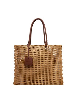 Torebka TWINSET 251LB7ADD Brązowy ze sklepu eobuwie.pl w kategorii Torby Shopper bag - zdjęcie 181280119
