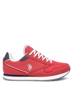 Sneakersy U.S. Polo Assn. NOBIK001C Czerwony ze sklepu eobuwie.pl w kategorii Buty sportowe dziecięce - zdjęcie 181280168