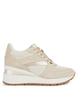 Sneakersy Geox D Zosma D368LA 0AS22 C5AH6 Beżowy ze sklepu eobuwie.pl w kategorii Buty sportowe damskie - zdjęcie 181280208