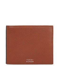 Duży Portfel Męski Tommy Hilfiger Th Prem Leather Flap & Coin AM0AM12189 Brązowy ze sklepu eobuwie.pl w kategorii Portfele męskie - zdjęcie 181280507