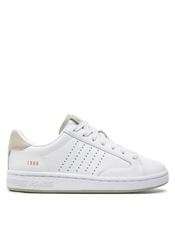 Sneakersy K-Swiss Lozan Klub Lth 97263-907-M Biały ze sklepu eobuwie.pl w kategorii Buty sportowe damskie - zdjęcie 181280799