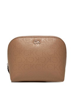 Kosmetyczka Calvin Klein K60K612203 Brązowy ze sklepu eobuwie.pl w kategorii Kosmetyczki - zdjęcie 181280979